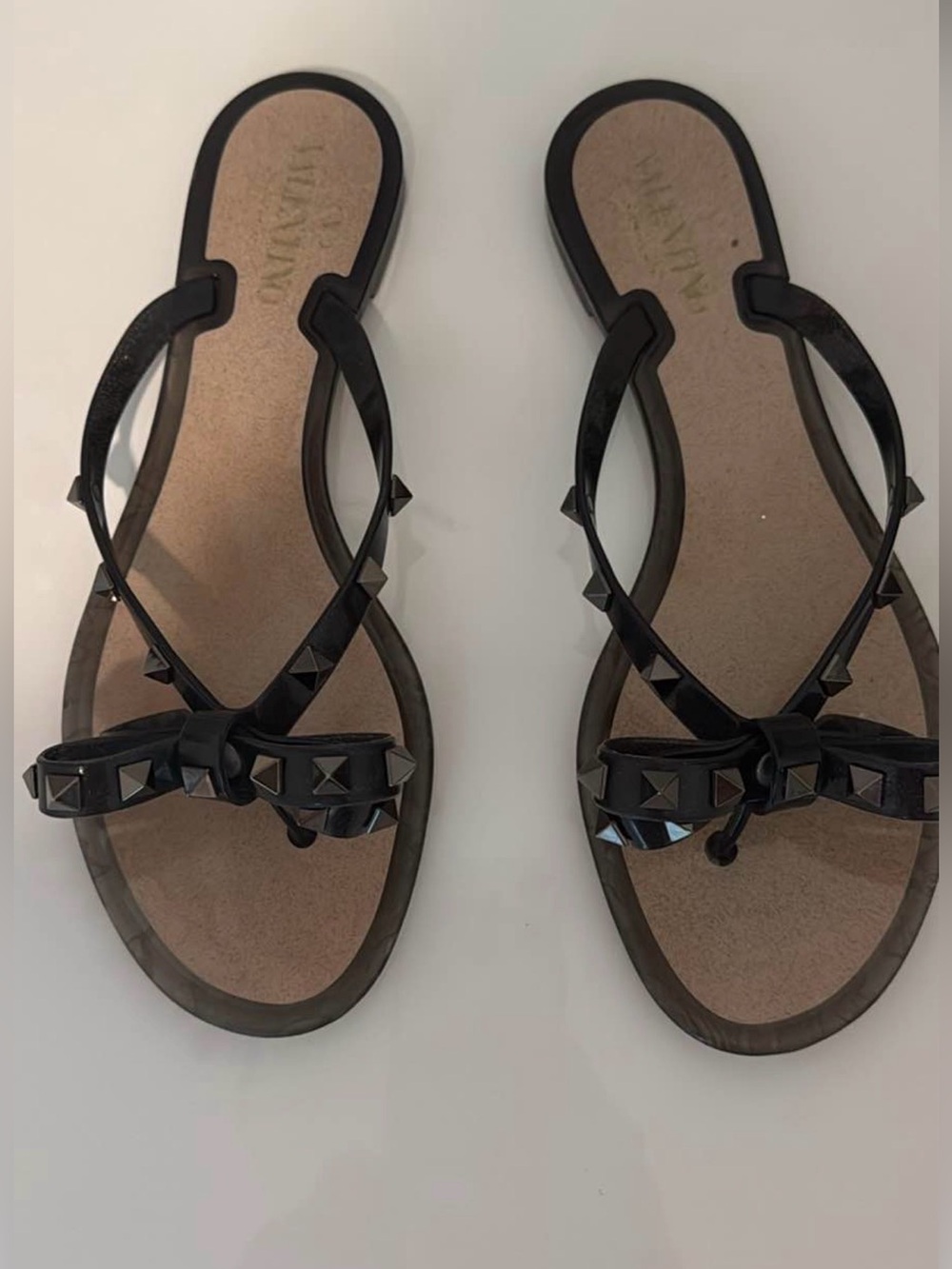 Valentino Garavani rockstud flat authentic